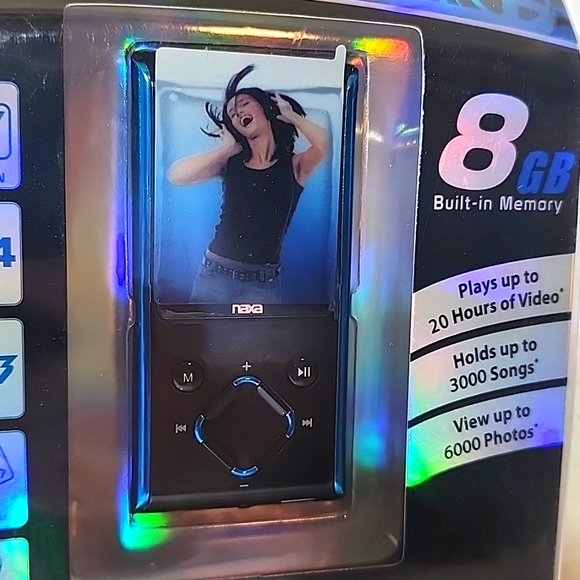 NAXA Digital Portable 8GB Audio & Video Player NEW - Picture 7 of 7